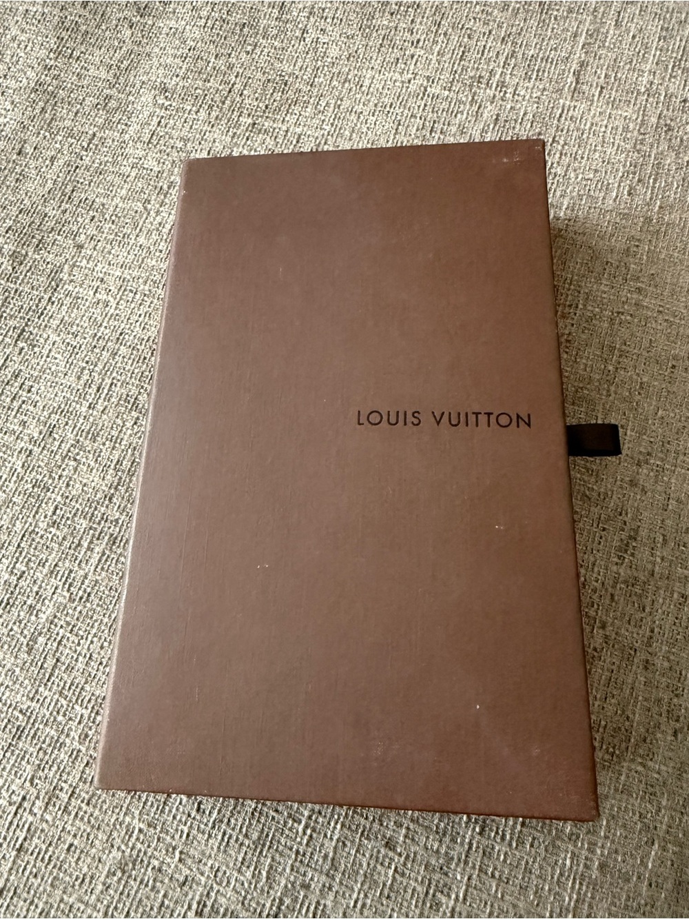Louis Vuitton Brown Pull-Out Gift Box 8.5” x 5.5” x 1.75” Empty